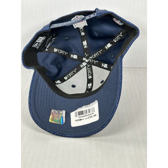 New Era Dallas Cowboys Sideline 9FORTY Stretch Snap Adjustable Hat Navy Blue NWT - Picture 5 of 5